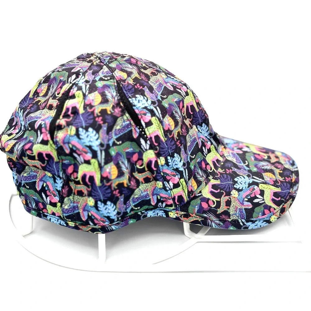 Sprints Unisex Performance Runners Hat Night Jags Multicolor Jaguar Neon Print